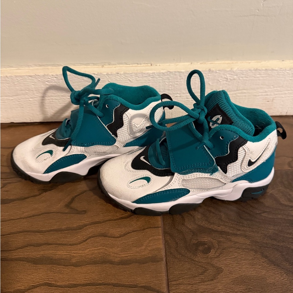 Nike Kids Turquoise and White Sneakers